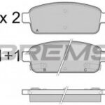 BP3406 BREMSI комплект тормозных колодок
