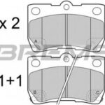 BP3420 BREMSI комплект тормозных колодок