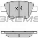 BP3429 BREMSI комплект тормозных колодок