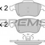 BP3430 BREMSI комплект тормозных колодок