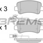 BP3441 BREMSI комплект тормозных колодок