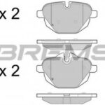 BP3449 BREMSI комплект тормозных колодок