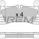 BP3459 BREMSI комплект тормозных колодок