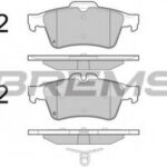 BP3465 BREMSI комплект тормозных колодок