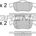 BP3468 BREMSI комплект тормозных колодок