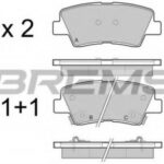 BP3471 BREMSI комплект тормозных колодок