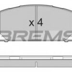 BP3481 BREMSI комплект тормозных колодок