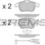 BP3487 BREMSI комплект тормозных колодок