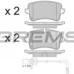 BP3493 BREMSI комплект тормозных колодок