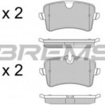 BP3502 BREMSI комплект тормозных колодок