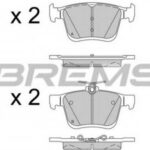 BP3518 BREMSI комплект тормозных колодок