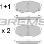 BP3547 BREMSI комплект тормозных колодок