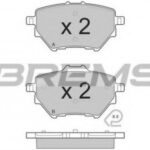 BP3561 BREMSI комплект тормозных колодок