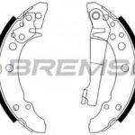 GF0016 BREMSI комплект тормозных колодок