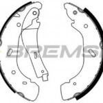 GF0239 BREMSI комплект тормозных колодок