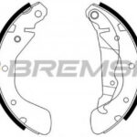 GF0354 BREMSI комплект тормозных колодок