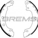 GF0405 BREMSI комплект тормозных колодок
