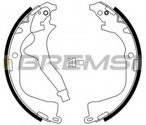 GF0561 BREMSI комплект тормозных колодок