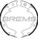 GF0891 BREMSI комплект тормозных колодок