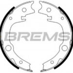 GF0966 BREMSI комплект тормозных колодок
