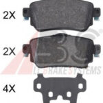 35063 A.B.S. комплект тормозных колодок