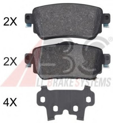 35063 A.B.S. комплект тормозных колодок