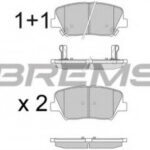 BP3596 BREMSI комплект тормозных колодок