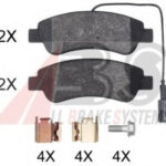 35067 A.B.S. комплект тормозных колодок
