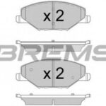 BP3591 BREMSI комплект тормозных колодок