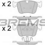 BP3598 BREMSI комплект тормозных колодок